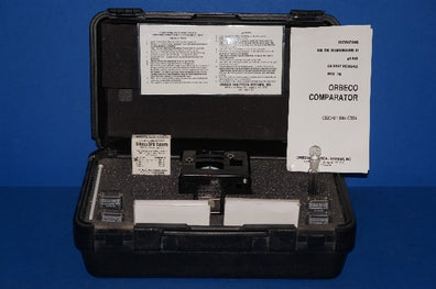 Orbeco NSN 6630-01-044-0334 Water Color Comparator 2000 Chlorine pH Testing Kit